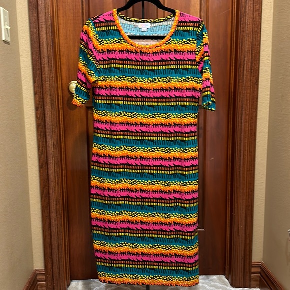 LuLaRoe Julia dress. - Picture 1 of 3